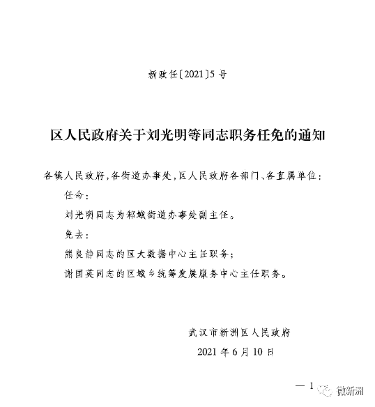 战旗东路社区人事任命重塑未来，携手共建和谐社区新篇章